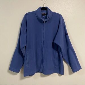 Patagonia Synchilla Full zip fleece Jacket Light Blue Mens Size XL
